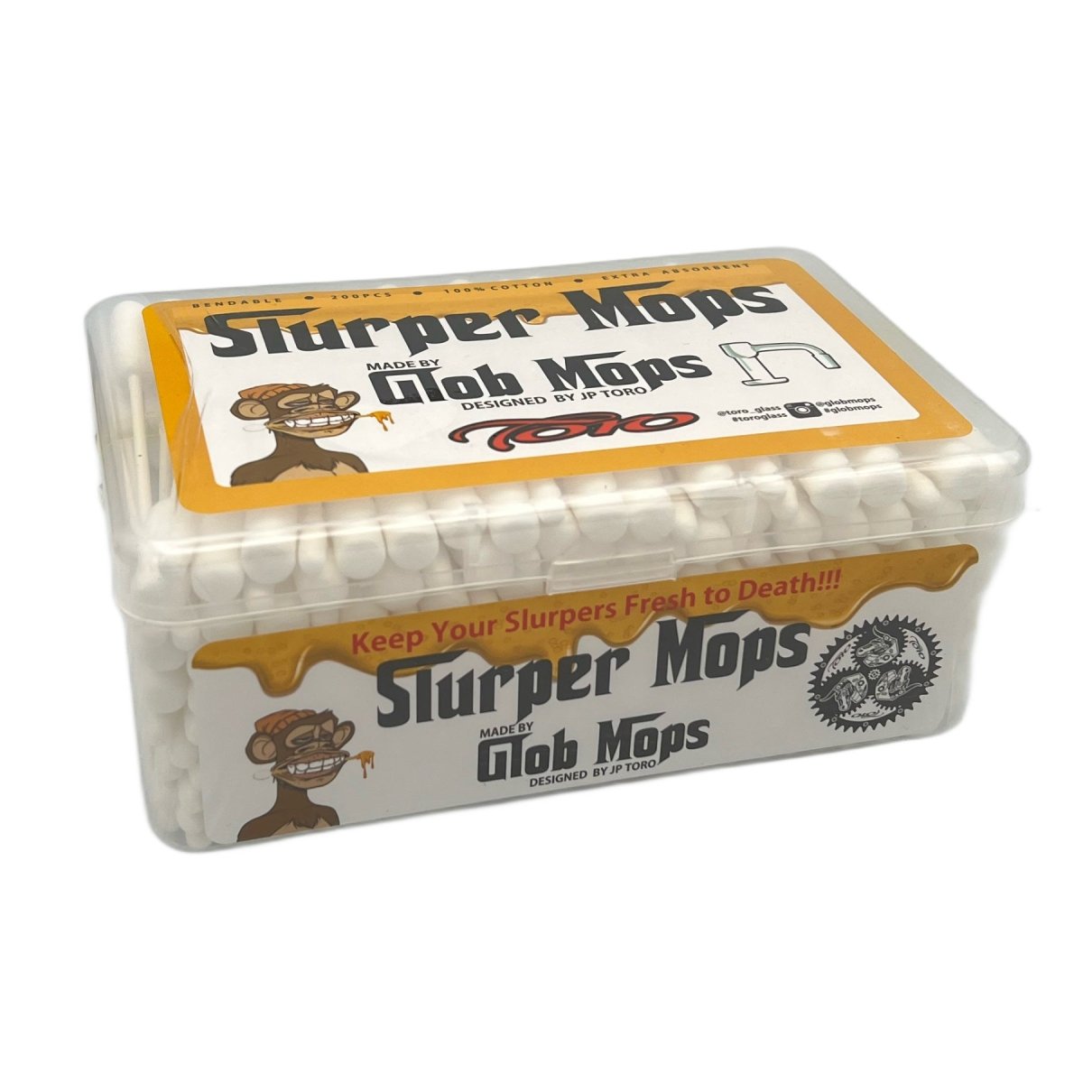 200ct Slurper Mops Designed by Toro Glass - Vapefiend UK