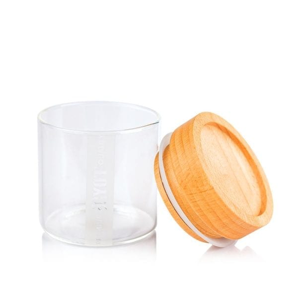RYOT Clear Glass Storage Jar - Vapefiend UK