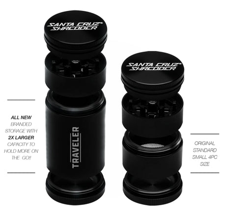 Traveler 4 Piece Grinder by Santa Cruz Shredder