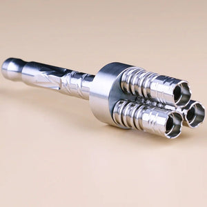 Vaphit SS Circle X3 Triple Adapter for Dynavap Tips - Vapefiend UK