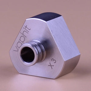 Vaphit SS Triangle X3 Triple Adapter for Dynavap Bowls - Vapefiend UK